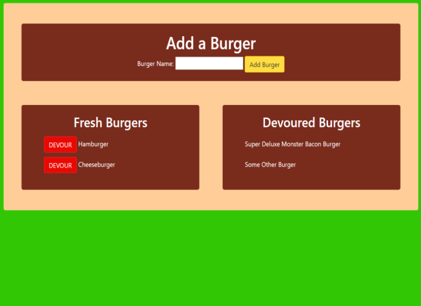 Burger Maker/Eater